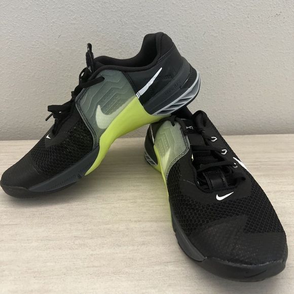 Nike CZ88281 017 Metcon 7 Men’s Sz 10 Training Crossfit Running Shoes Black Volt - Picture 1 of 9